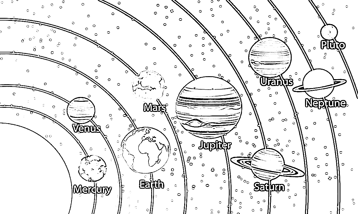 printable solar system clip art