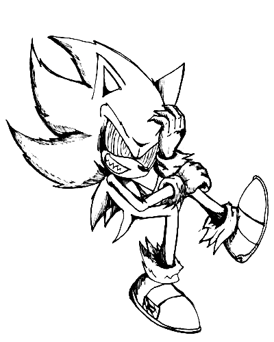 Desenhos de Sonic Exe para Colorir, Pintar e Imprimir 