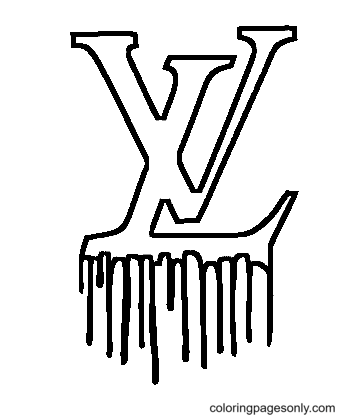 Lv Coloring Page