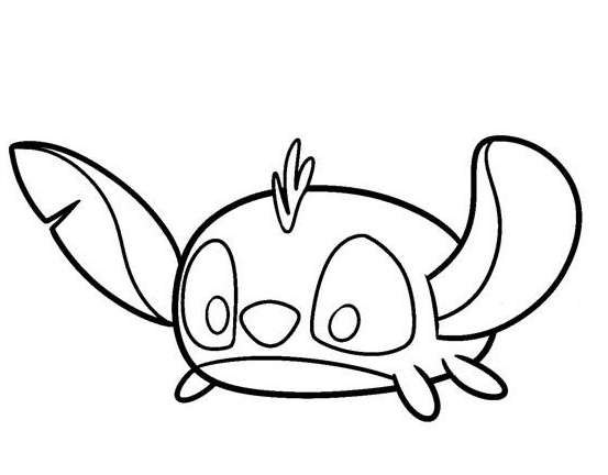 Stitch Tsum Tsum Coloring Pages