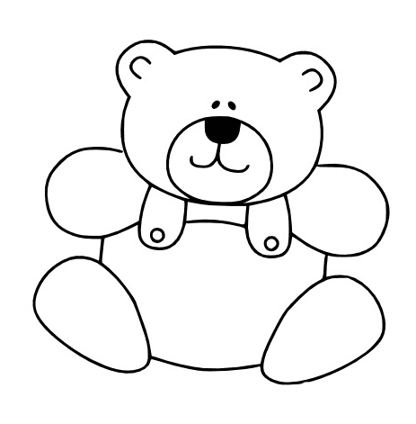 Teddy Bear Printable Coloring Page