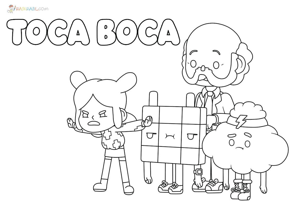 Toca Boca для печати из Toca Boca