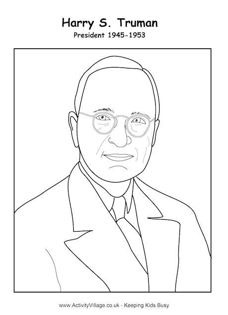 Truman Coloring Pages
