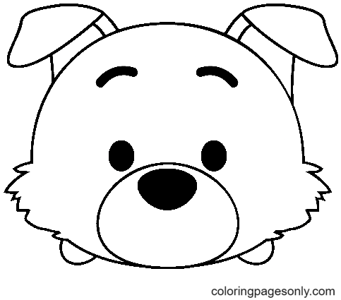 Tsum Tsum Tramp Coloring Pages