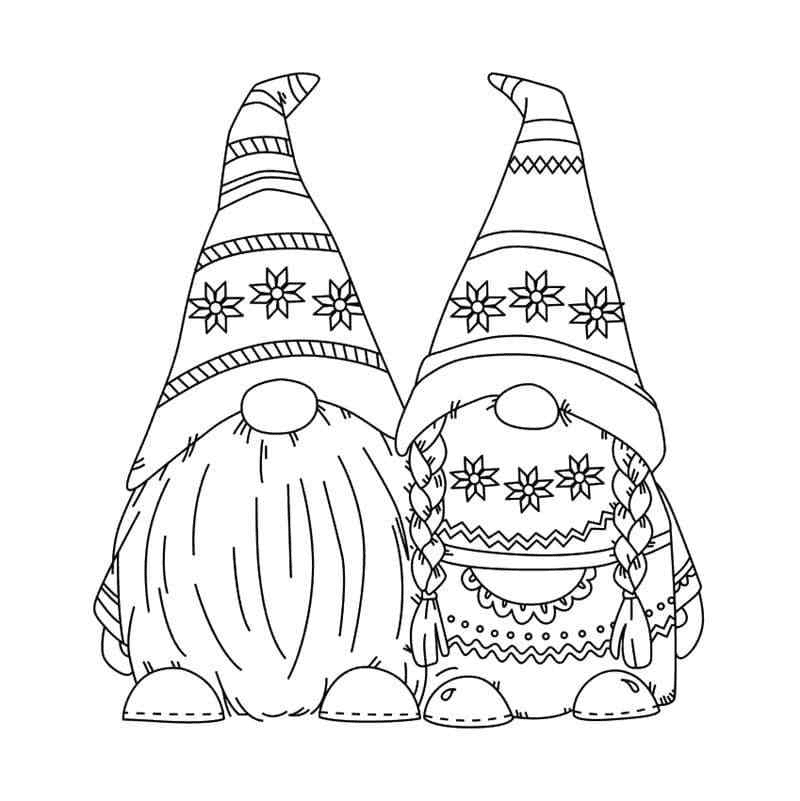 Zwei Weihnachtszwerge von Gnome