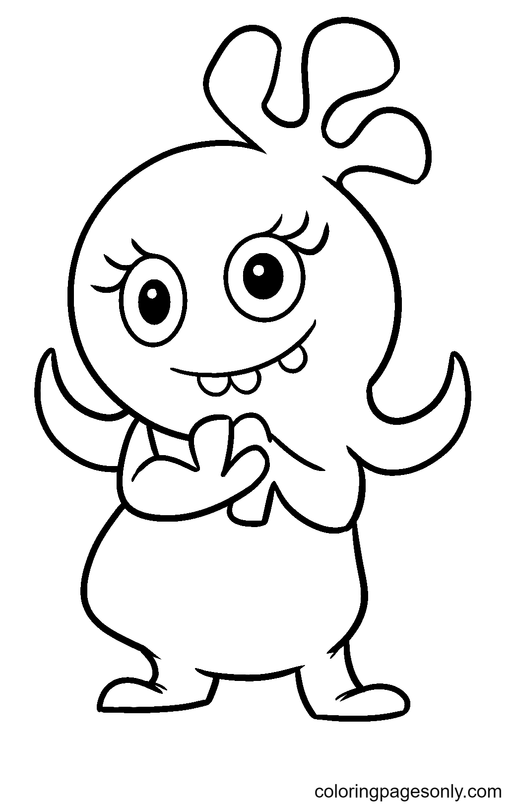 UglyDolls Moxy Coloring Pages