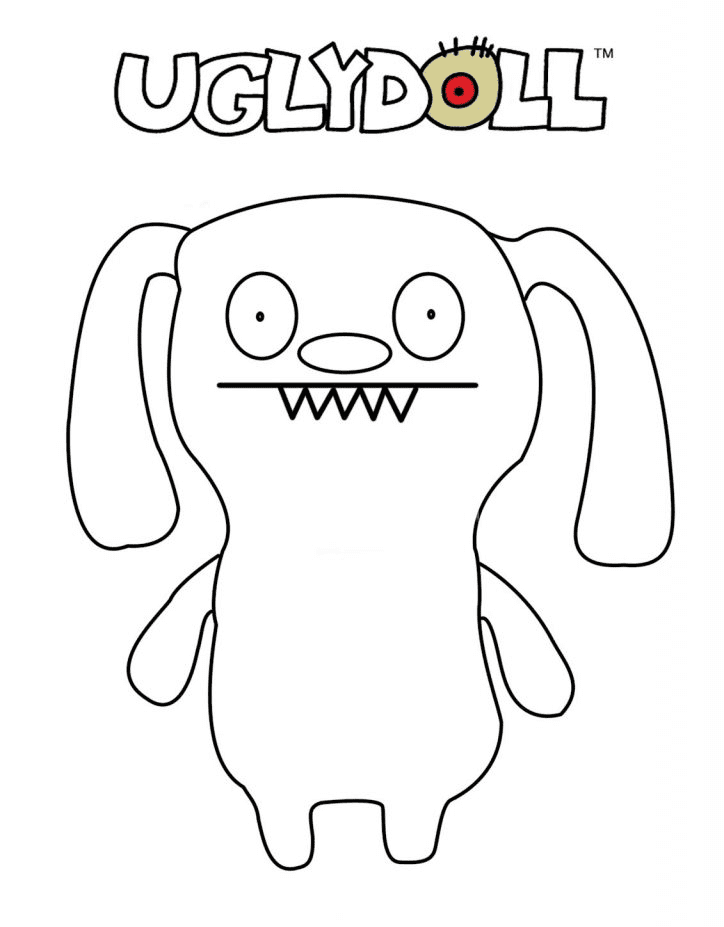 Uglydolls Dog Coloring Pages