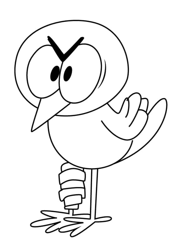 Walt from Loud House Coloring Page