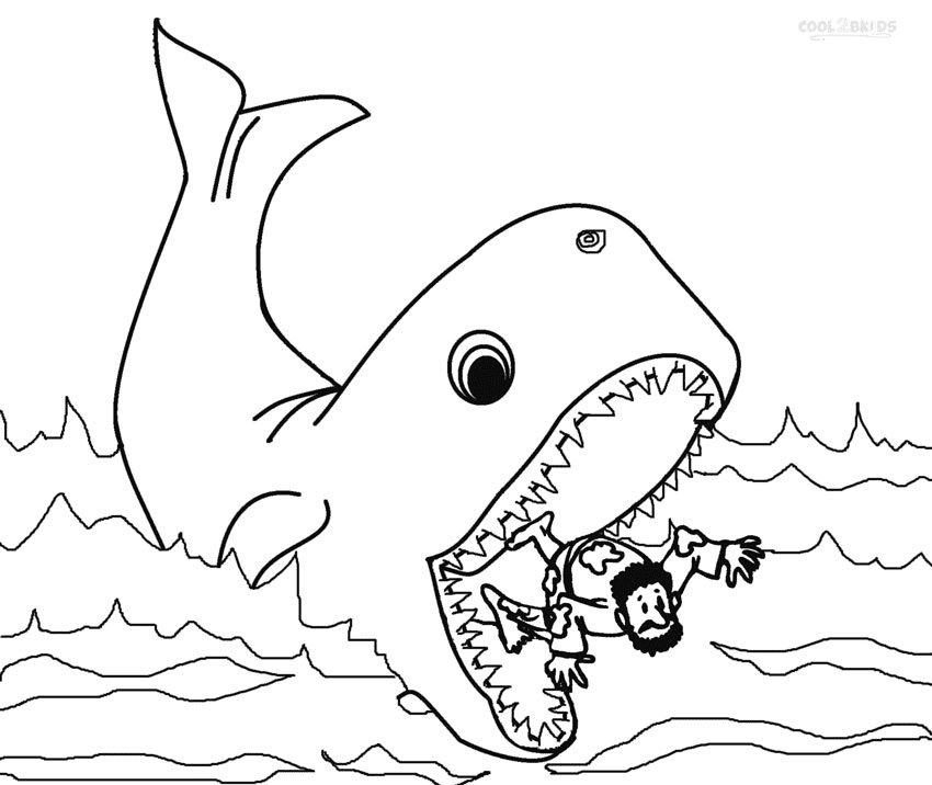 Baleine mangeant un homme de Baleine