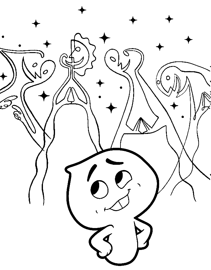22 from Cartoon Soul Coloring Page