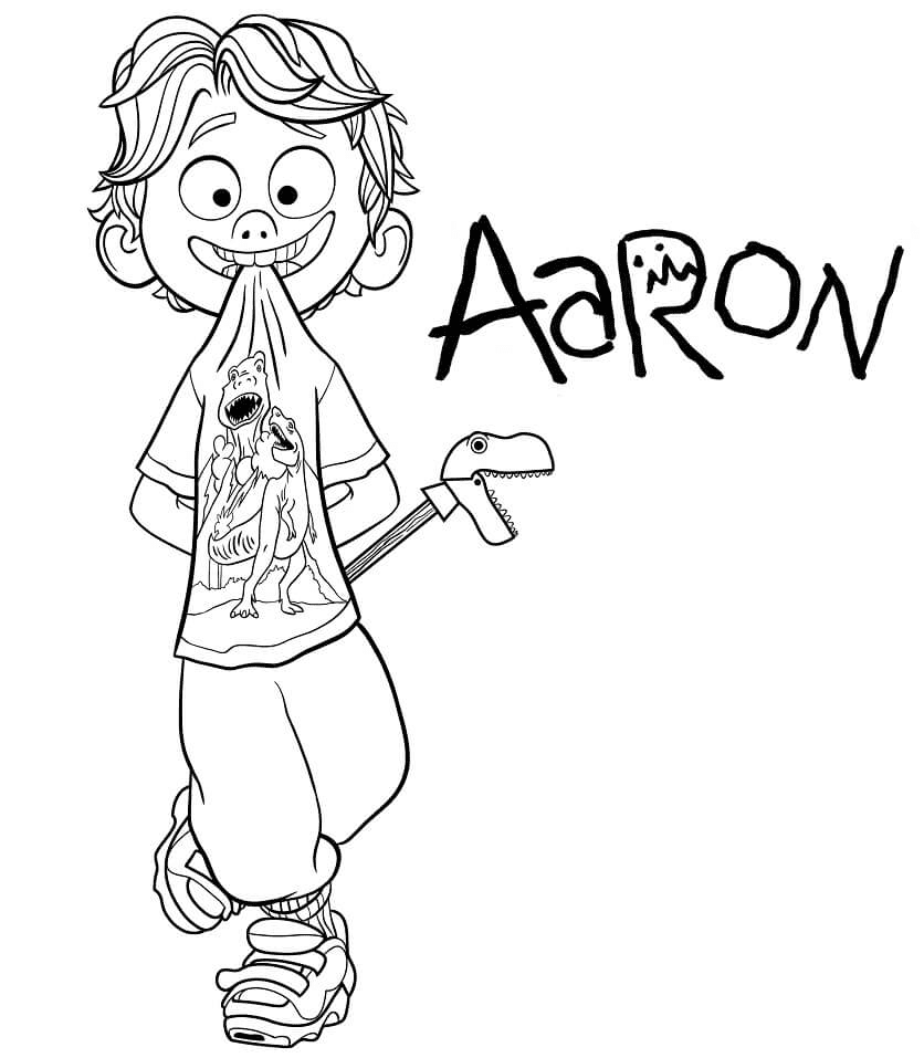 Aaron Mitchell Coloring Page