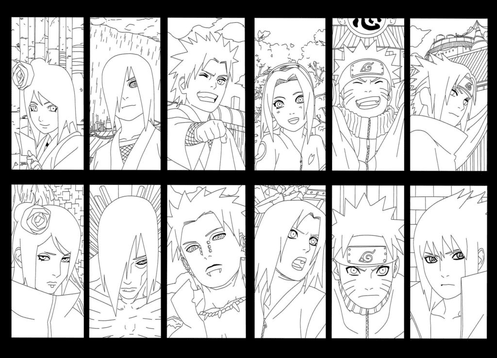 naruto para colorir168 –  – Desenhos para Colorir