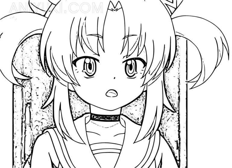 Alice Kurobane Coloring Pages