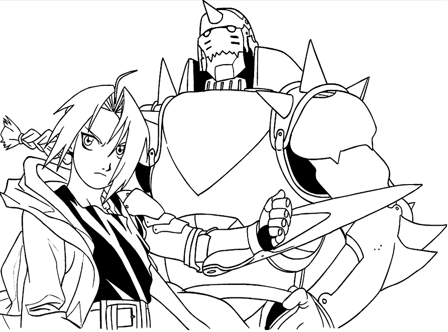Alphonse and Edward from Alphonse Elric