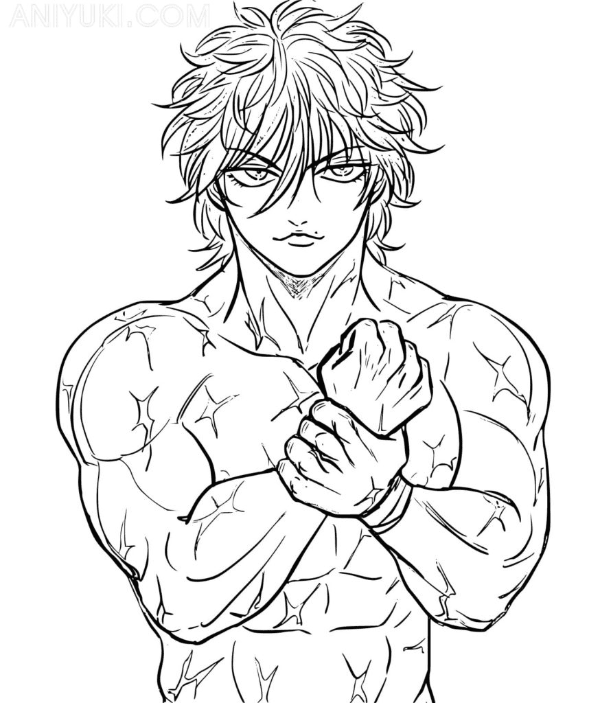 Amazing Baki Coloring Pages