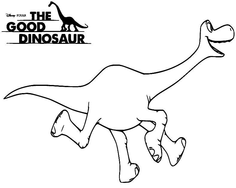 Арло убегает от Хорошего Динозавра из Хорошего Динозавра