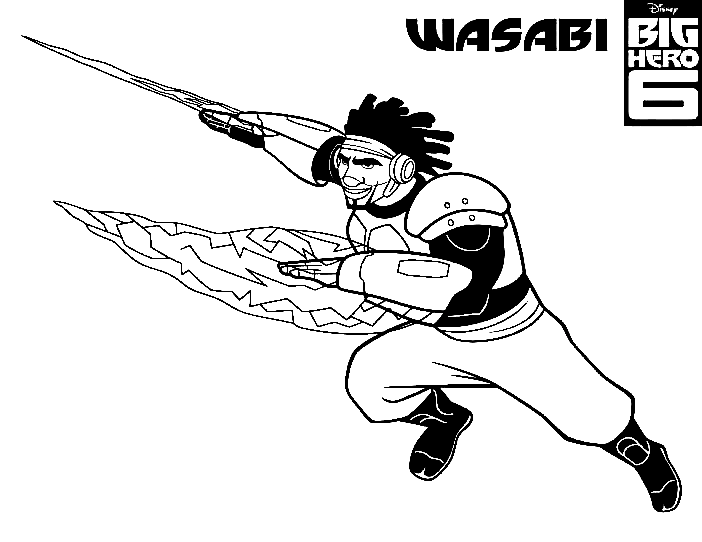 Gepantserde Wasabi van Big Hero 6