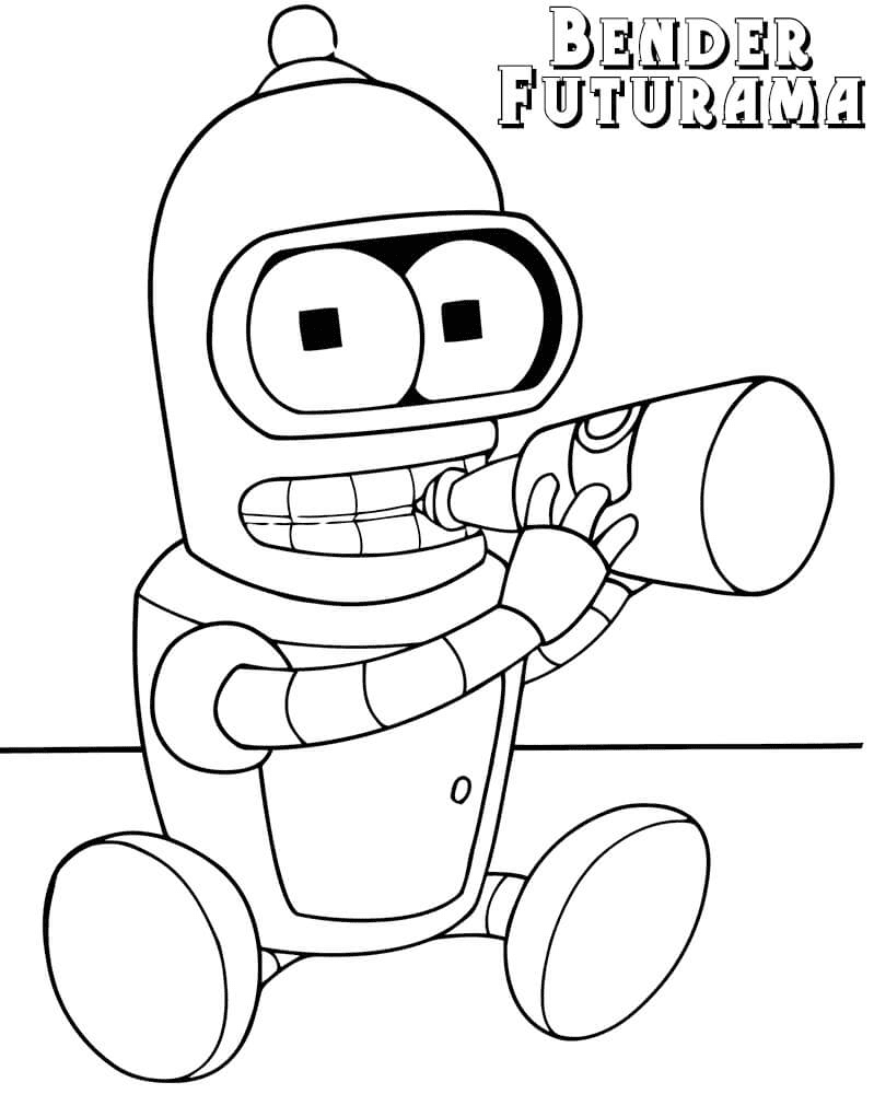 Baby Bender van Futurama van Futurama
