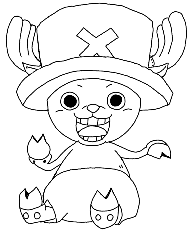 Baby Tony Tony Chopper Coloring Pages