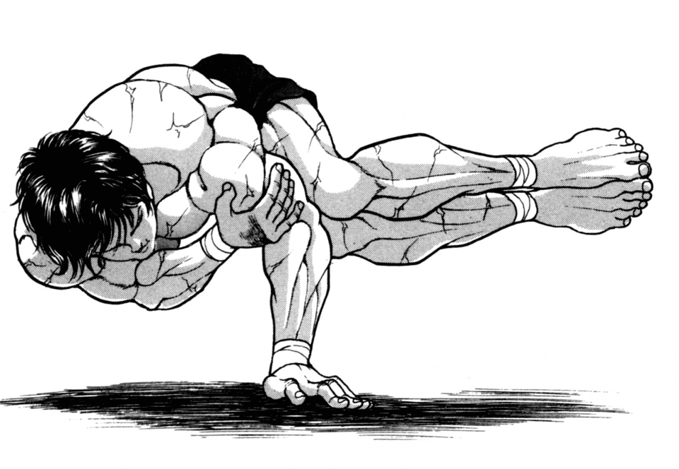 Baki The Grappler Coloring Page