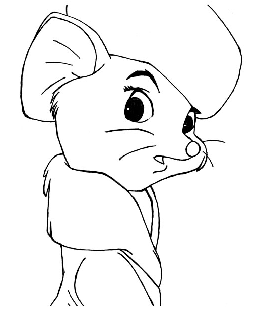 the rescuers coloring pages