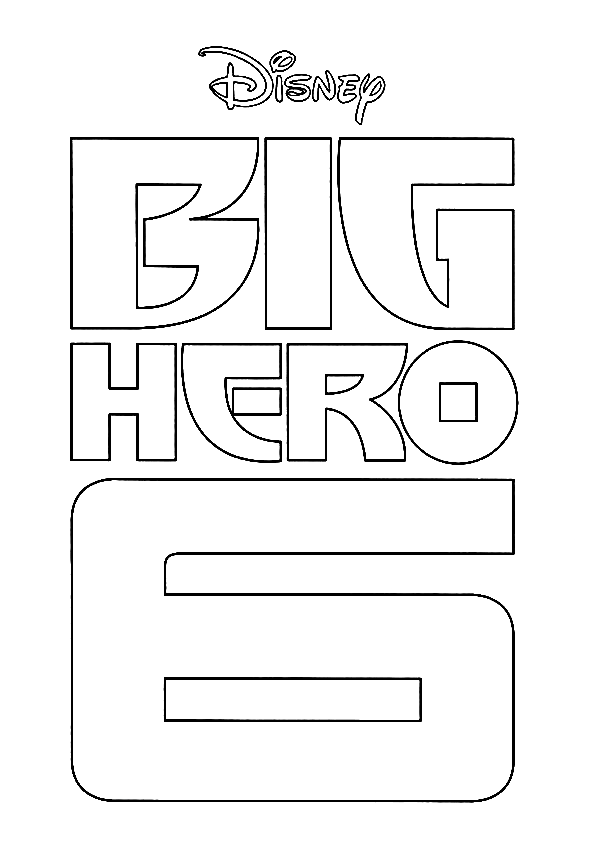 来自 Big Hero 6 的 Big Hero 6 电影标志