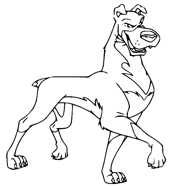 Бастер, собака смешанной породы из сериала «Леди и бродяга»