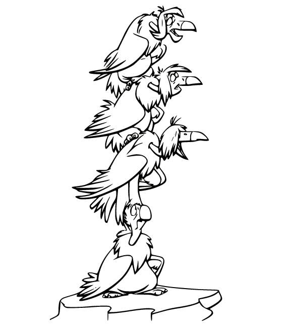 Buzzie Flaps Ziggy and Dizzy Coloring Page