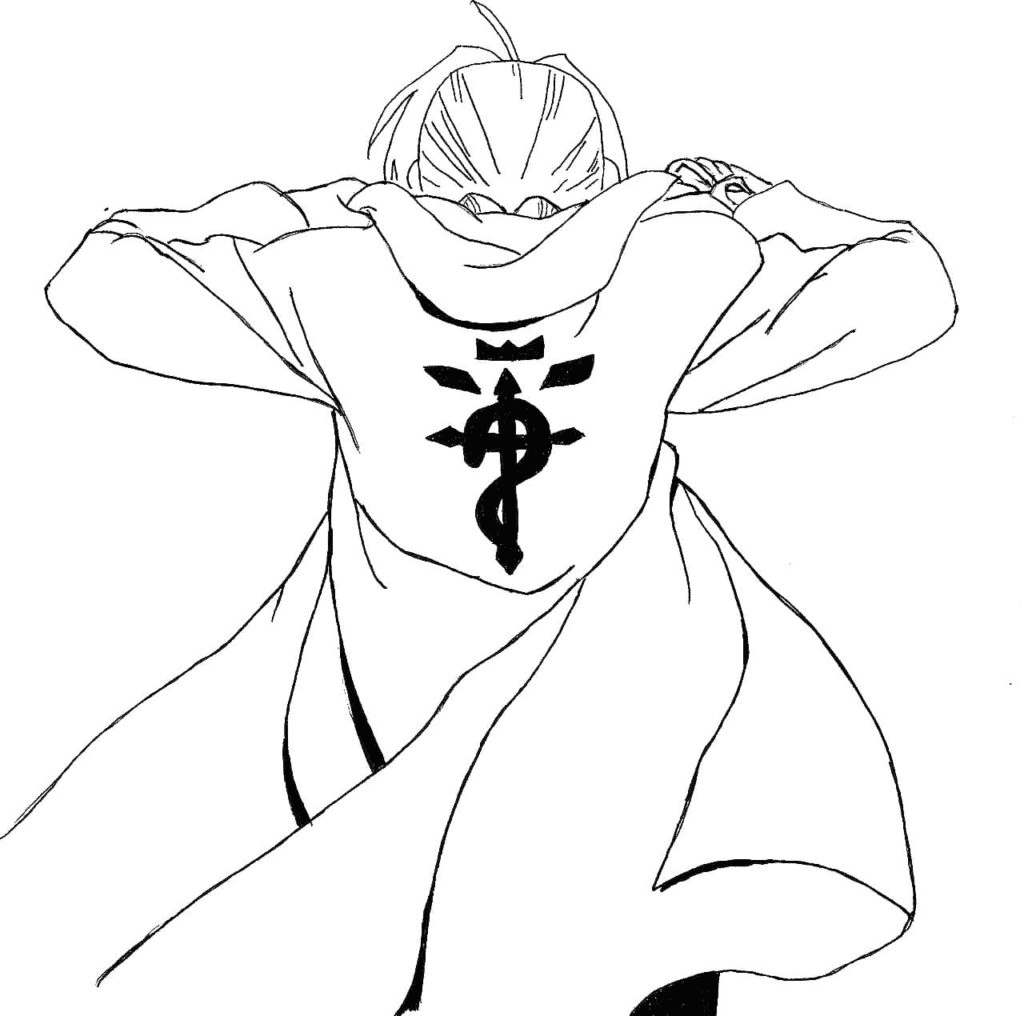 Cloak Coloring Page