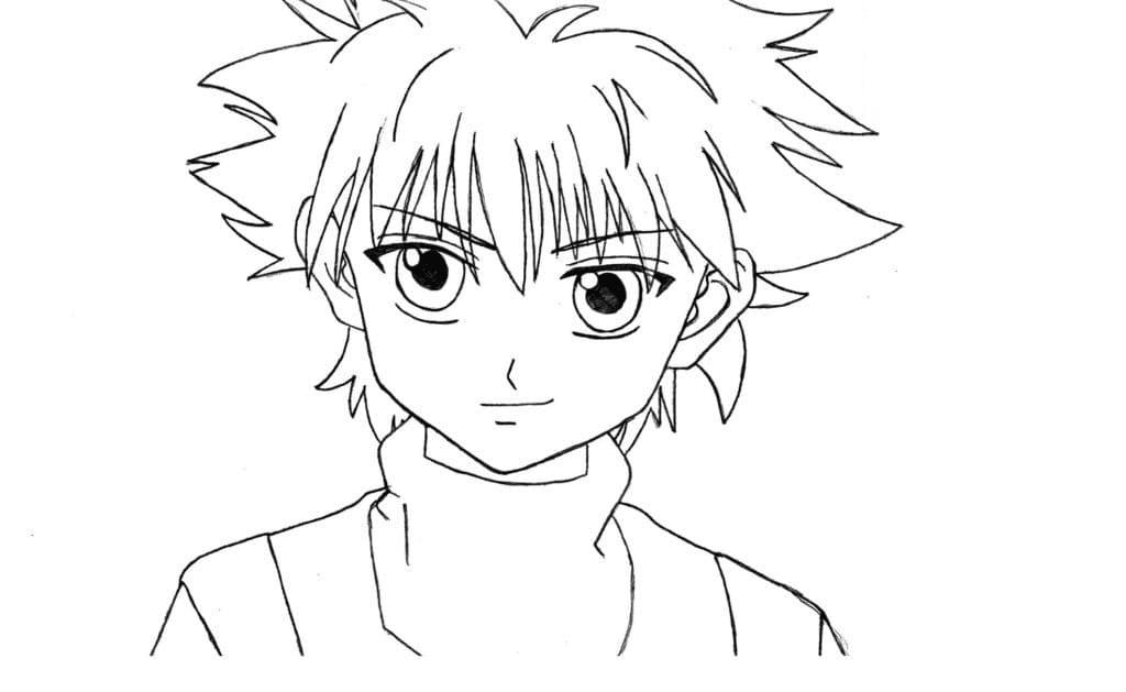 Cool Killua Zoldyck Coloring Pages