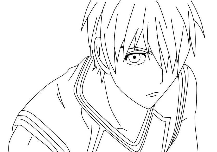 Desenhos de Kuroko No Basket para colorir 