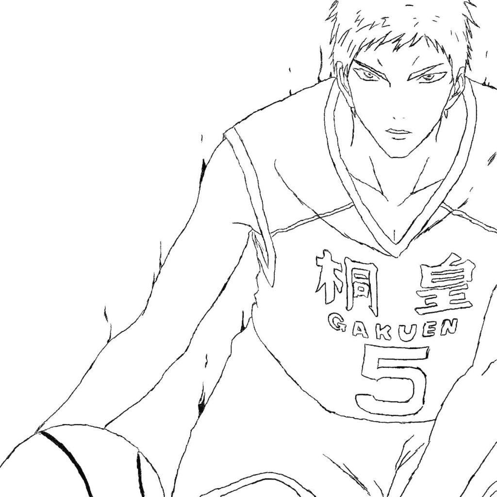 Daiki Aomine Coloring Pages
