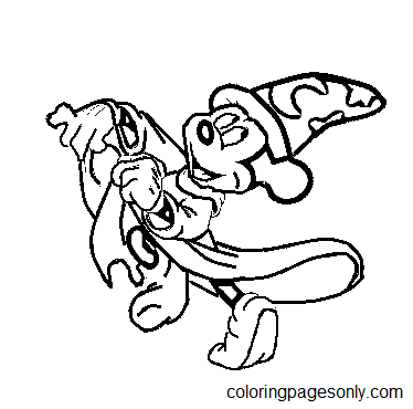 Disney Fantasia Mickey Coloring Pages