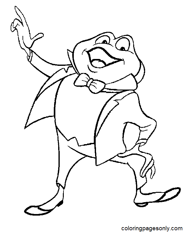 Disney Mr. Toad Coloring Page