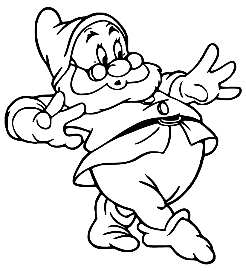 Doc tiptoeing Coloring Page