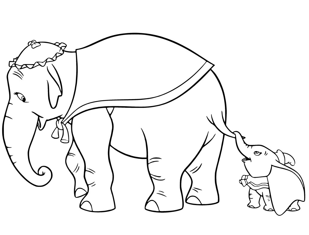Dumbo folgt Mama von Dumbo