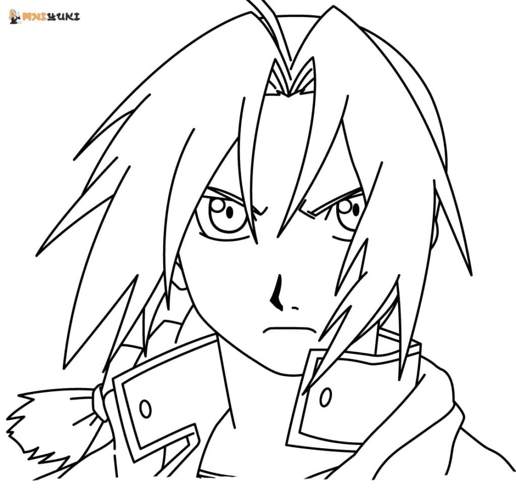 Edward Elric Coloring Page