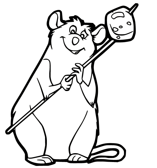 Emile With Big Potato Coloring Pages