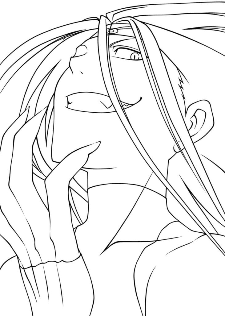 Envy Coloring Page