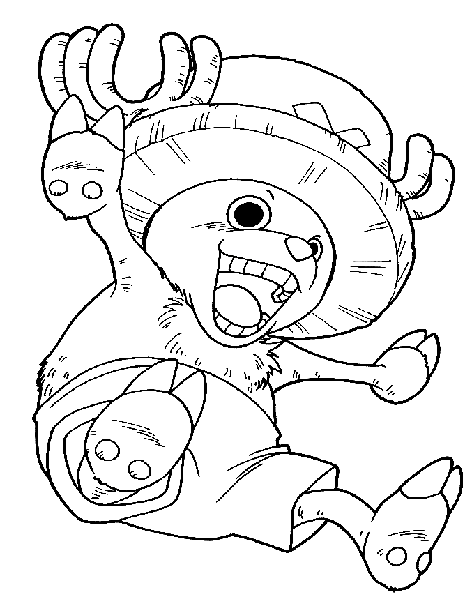 Exciting Tony Tony Chopper Coloring Page