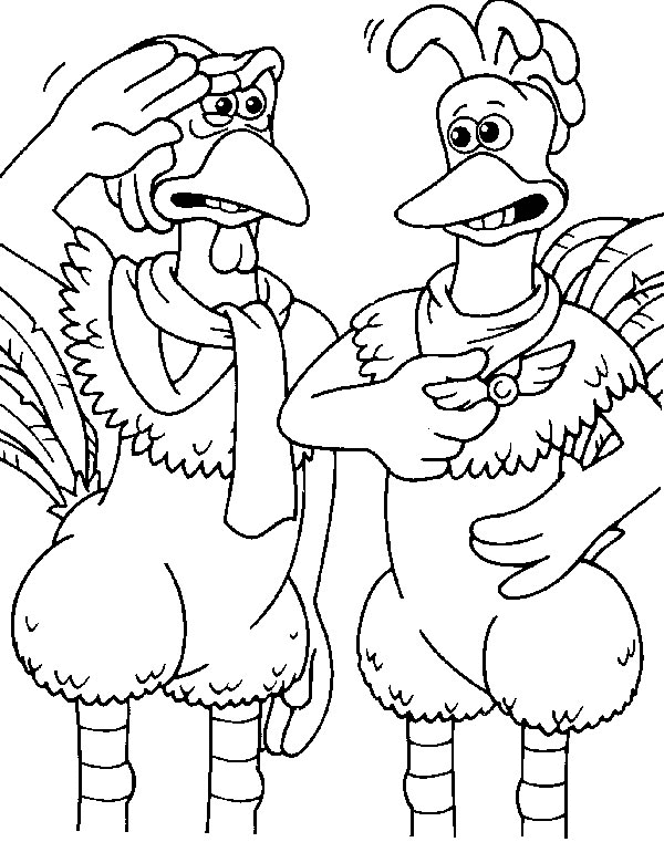 Fowler with Rocky Coloring Page