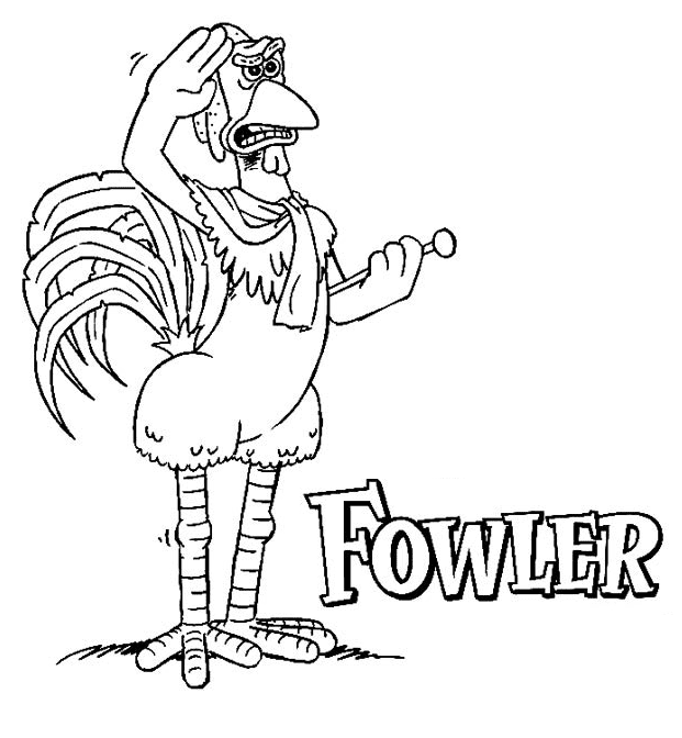 Fowler Coloring Page