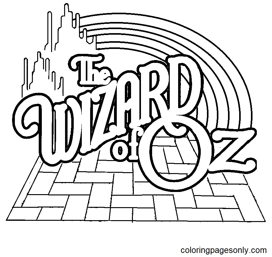Wizard Of Oz Characters Coloring Pages