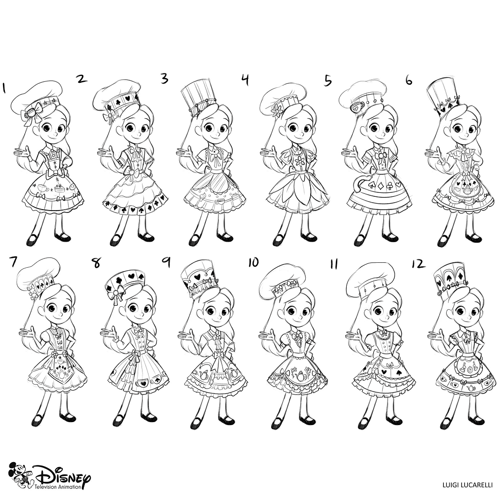 Free Printable Alice s Wonderland Bakery Coloring Page Free Printable 