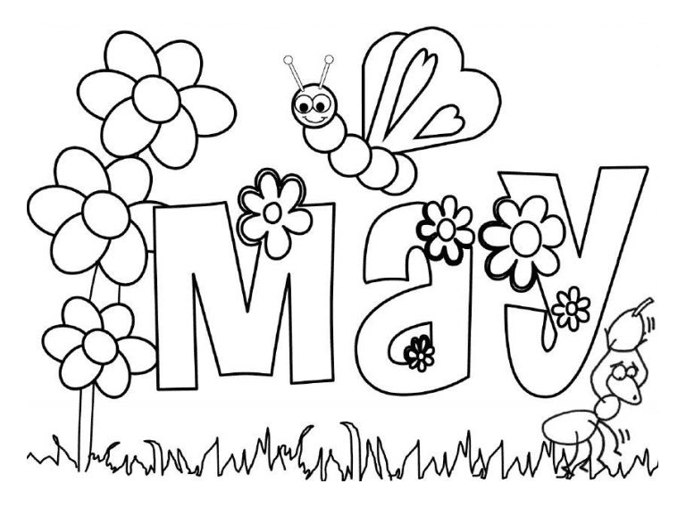 May Coloring Pages - Coloring Pages For Kids And Adults