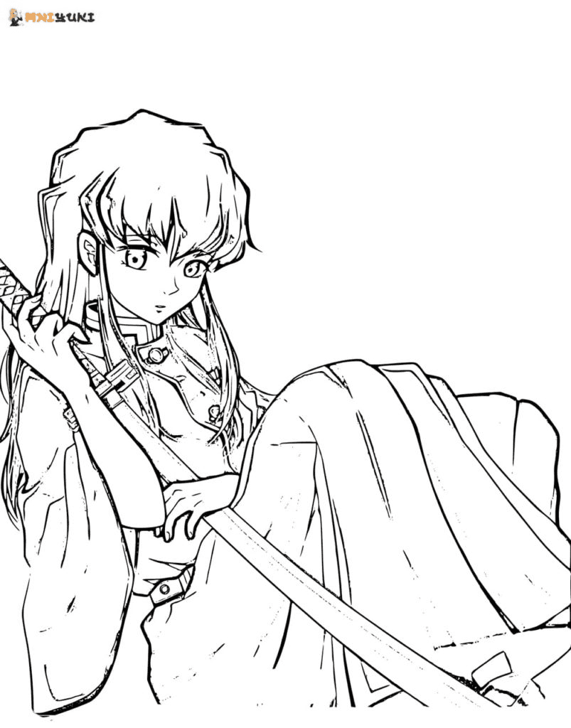Hashira Muichiro Tokito Para Colorear Muichiro Tokito Para Colorear 