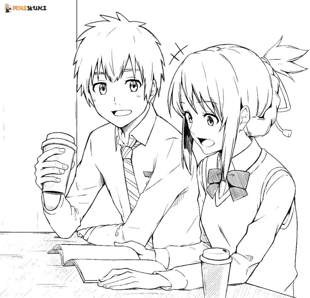 Free Printable Your Name Anime Coloring Pages