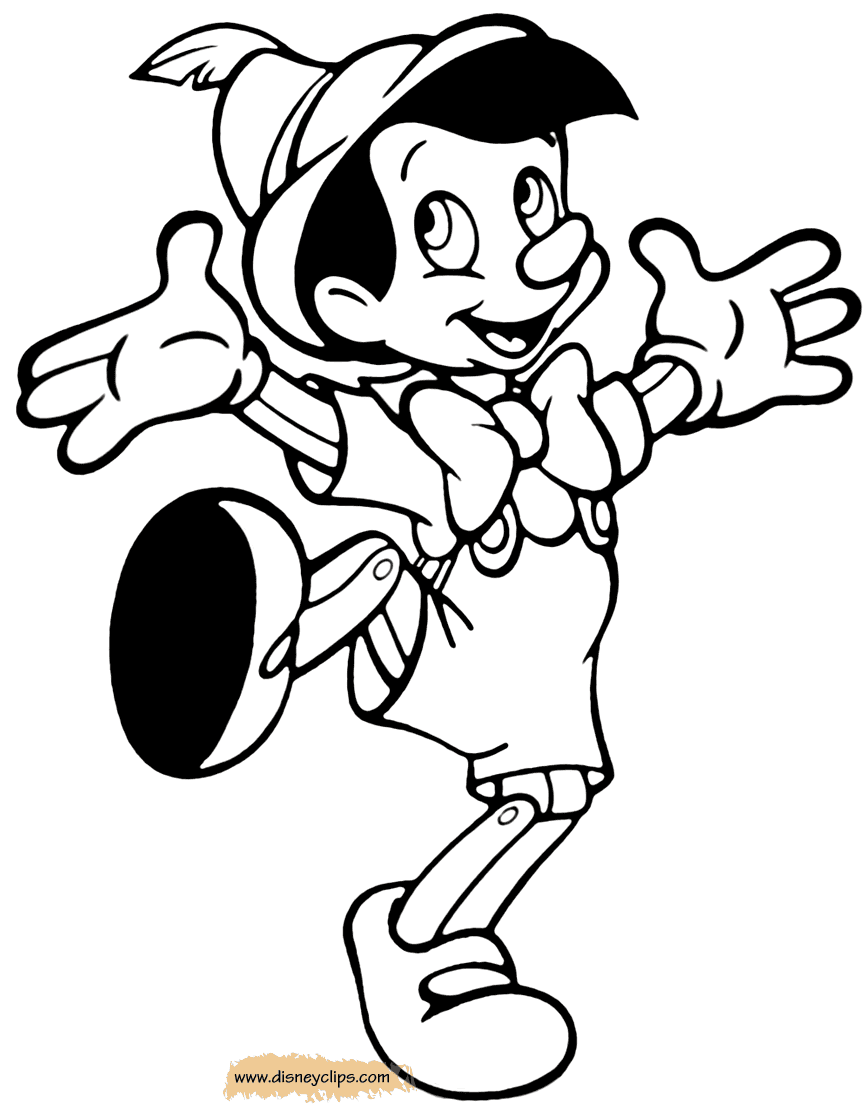 Fun Pinocchio Coloring Pages