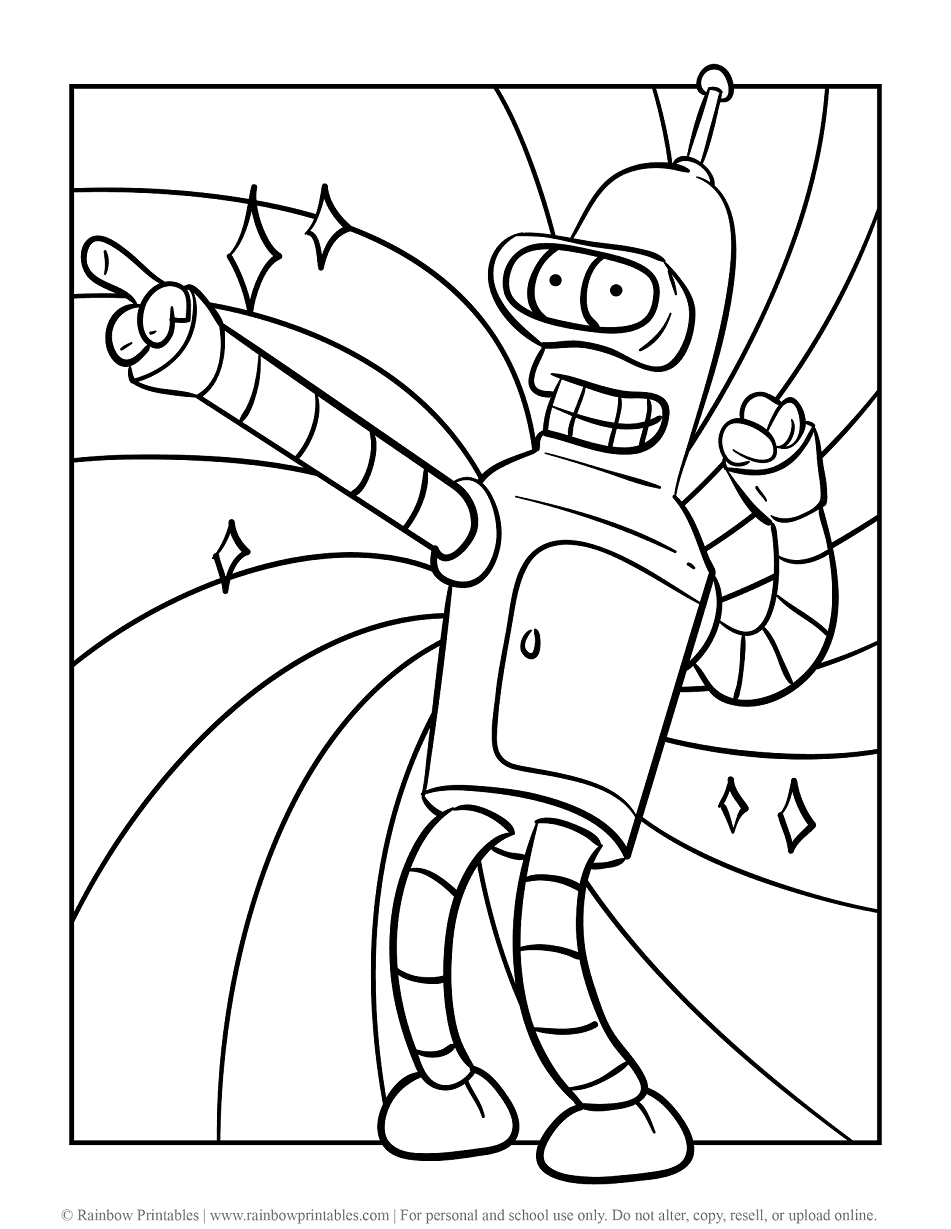 Bender divertido de Futurama