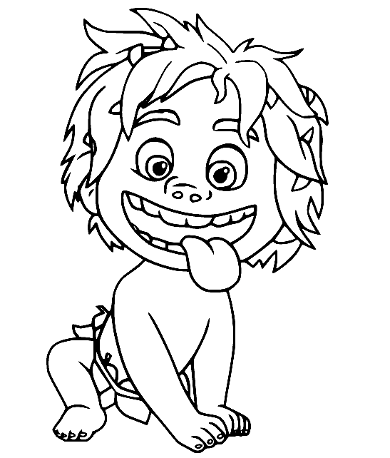 Funny Spot Coloring Page